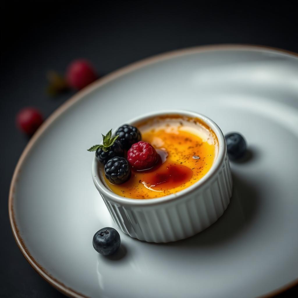 Crème brûlée à la vanille bourbon
